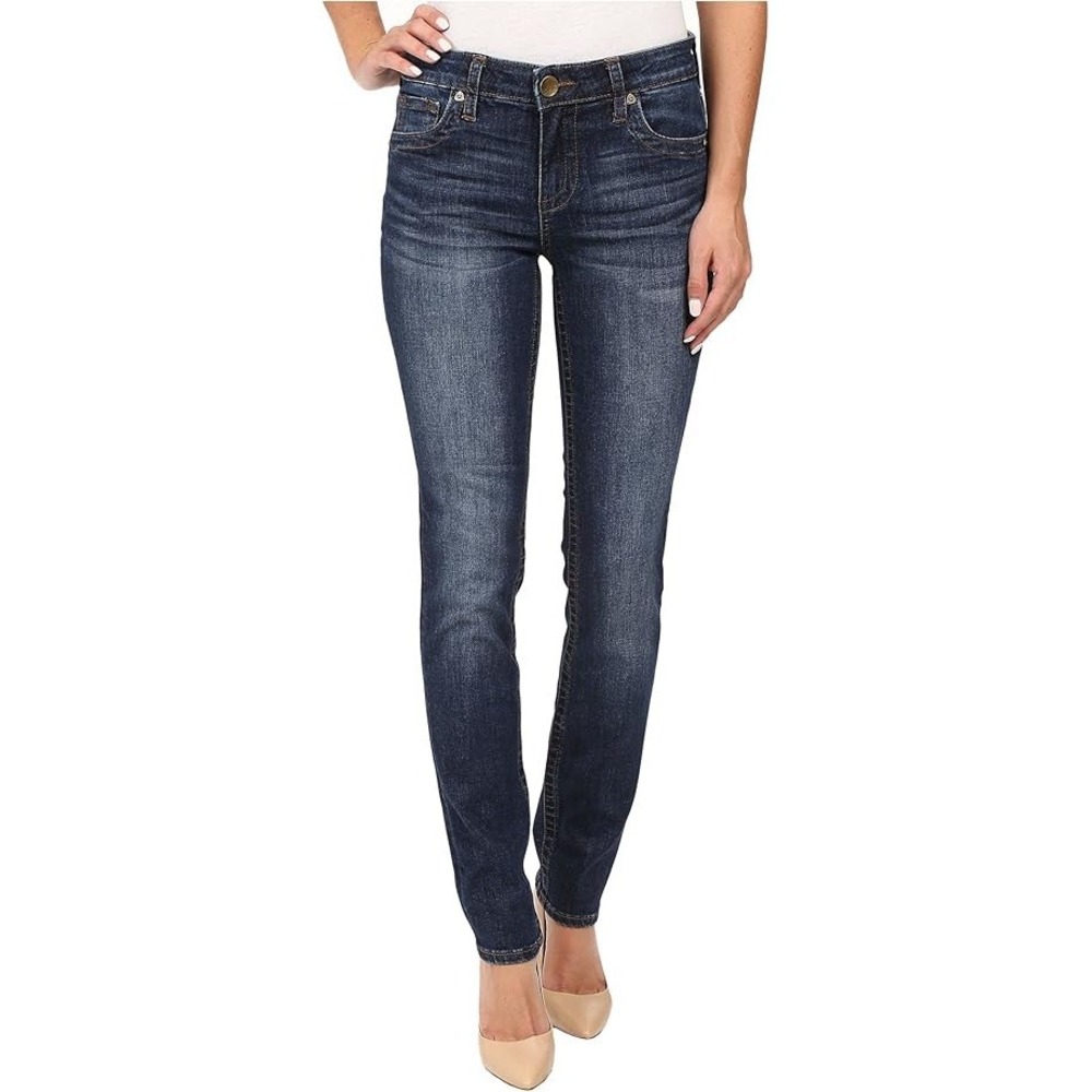KUT from the Kloth Womens Jeans Size 8 Straight Leg Blue Stretch